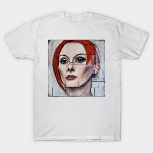 Portrait of Julianne Moore T-Shirt